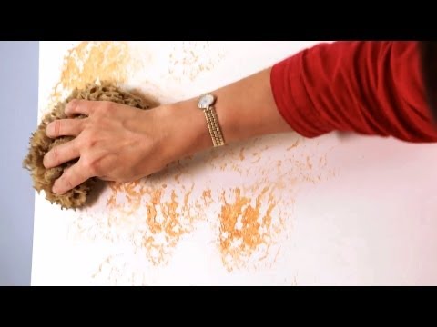 How to Sponge Paint a Wall | Paint Techniques
