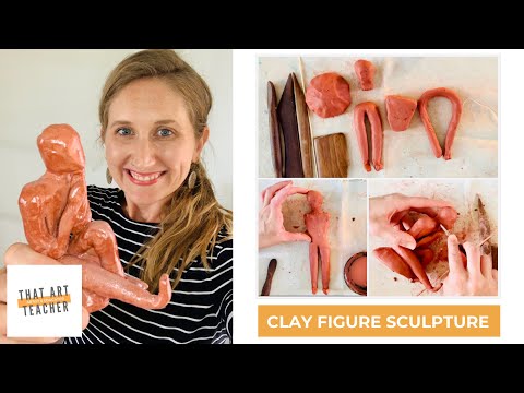 Clay Figure Sculpture | Air Dry Clay Tutorial