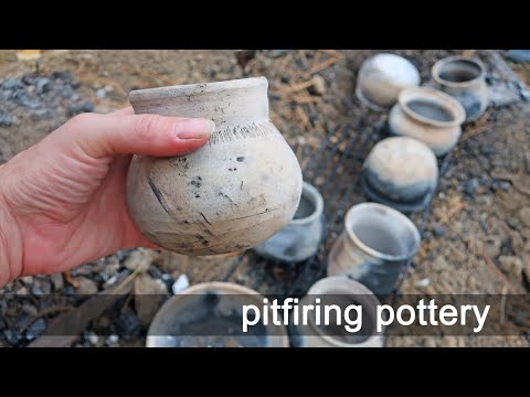 Pit firing pottery