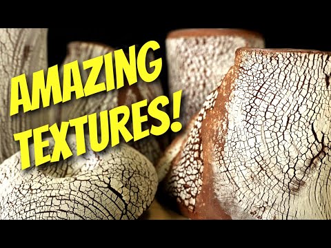 Sodium Silicate Slab Textures - With 3 Hand Building Projects!