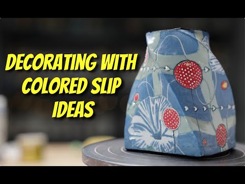 Decorating with Slips - How to MAKE and USE Slips in Pottery!