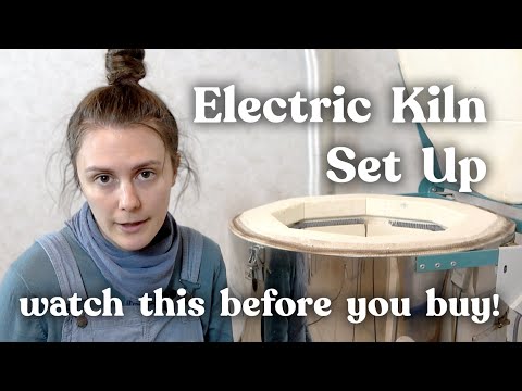 How to Set Up Your First Electric Kiln // My tips for setting up, kiln ventilation & safety tips