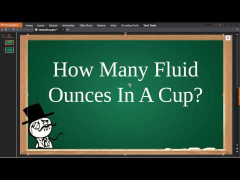 How Many Fluid Ounces In A Cup