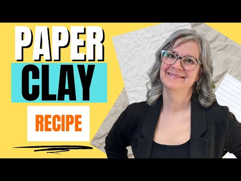 Turn Your Scrap Paper Into Clay  How To Make Diy Paper Clay