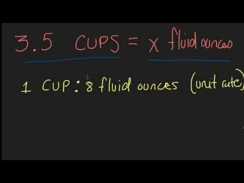 Converting Cups To Fluid Ounces 36
