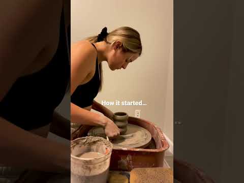 How My Pottery Journey Started Vs How It’S Going…. Pottery Ceramics Shorts