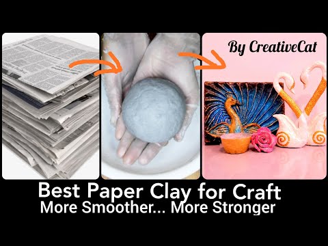 Best Paper Clay And Tips Newspaper Claybest Out Of Wasteart And Craftsmooth Paper Clay