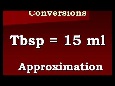 Conversion Video (Tablespoons To Milliliters And Back Again).Wmv