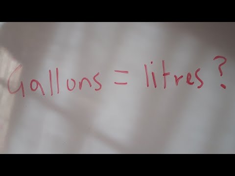How To Convert Gallons Into Litres  Gallons To Litres
