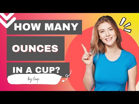 How Many Ounces In A Cup?  Ounces In A Cup  Ounces To Cup  Faqs