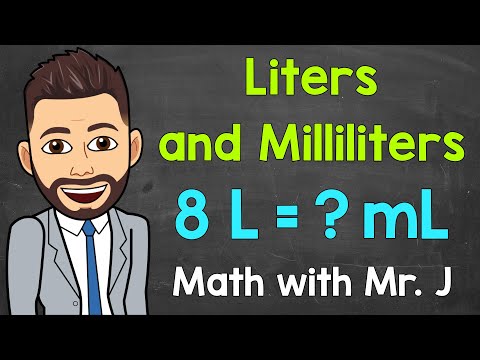 Liters And Milliliters  Converting L To Ml And Converting Ml To L 
Math With Mr. J