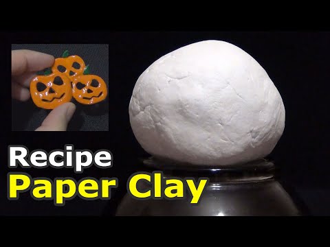 Paper Clay Recipe  How To Make Paper Clay For Modeling