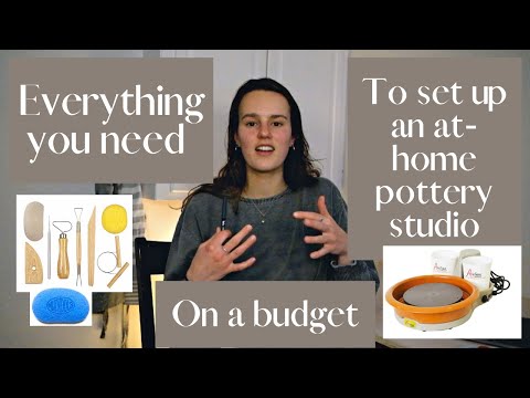 How To Set Up An At-Home Pottery Studio For Beginners (On A Budget!)