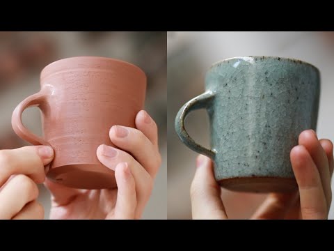 How A Handmade Pottery Cup Is Made From Beginning To End — Narrated Version